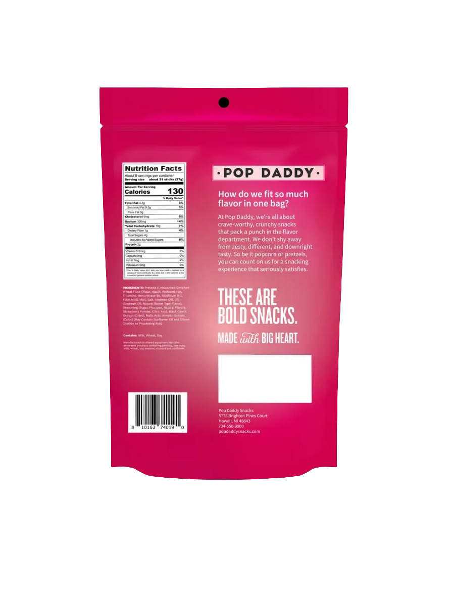 2 pack Berry Delicious Strawberry Shortcake Pretzels ππ₯¨