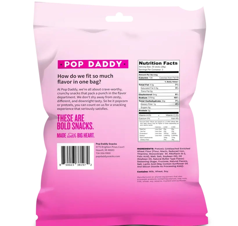3 Pack Birthday Cake Seasoned Pretzels 3.0 oz