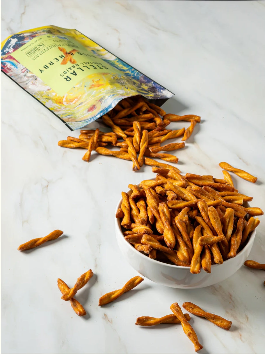 2 Pack STELLAR BRAID PRETZELS BOLD & HERBY