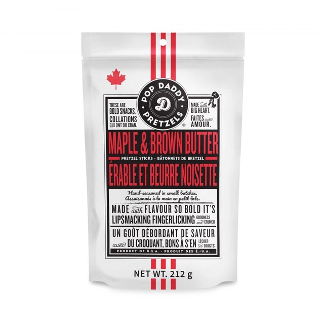 3 Pack Maple & Brown Butter Seasoned Pretzels 3oz