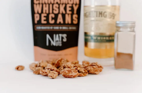 2 PACK NATS NUTS CINNAMON WHISKEY PECANS