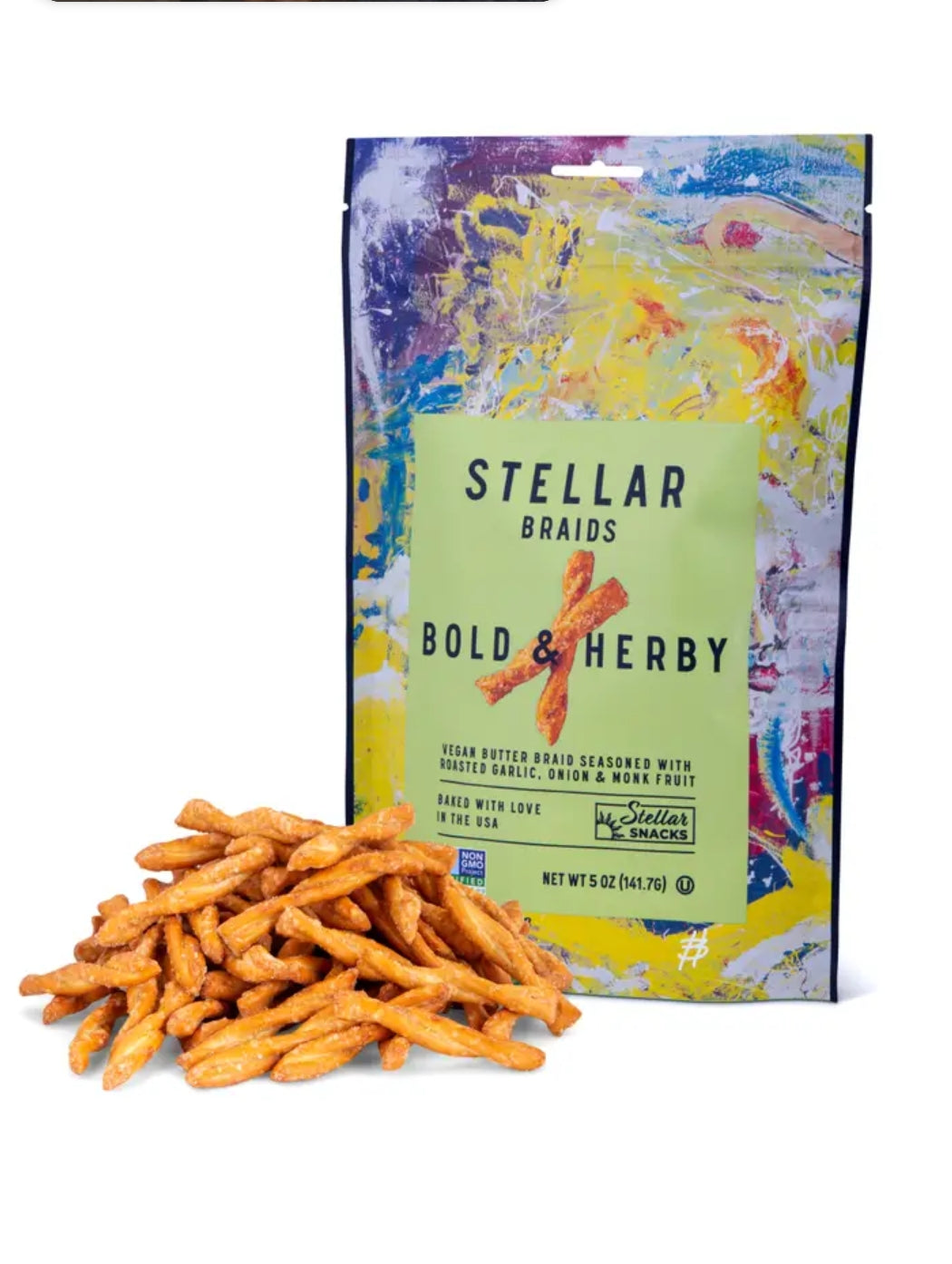 2 Pack STELLAR BRAID PRETZELS BOLD & HERBY